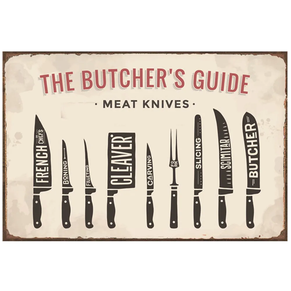 1 шт. винтажные морепродукты корова металлические жестяные плакаты постер декор