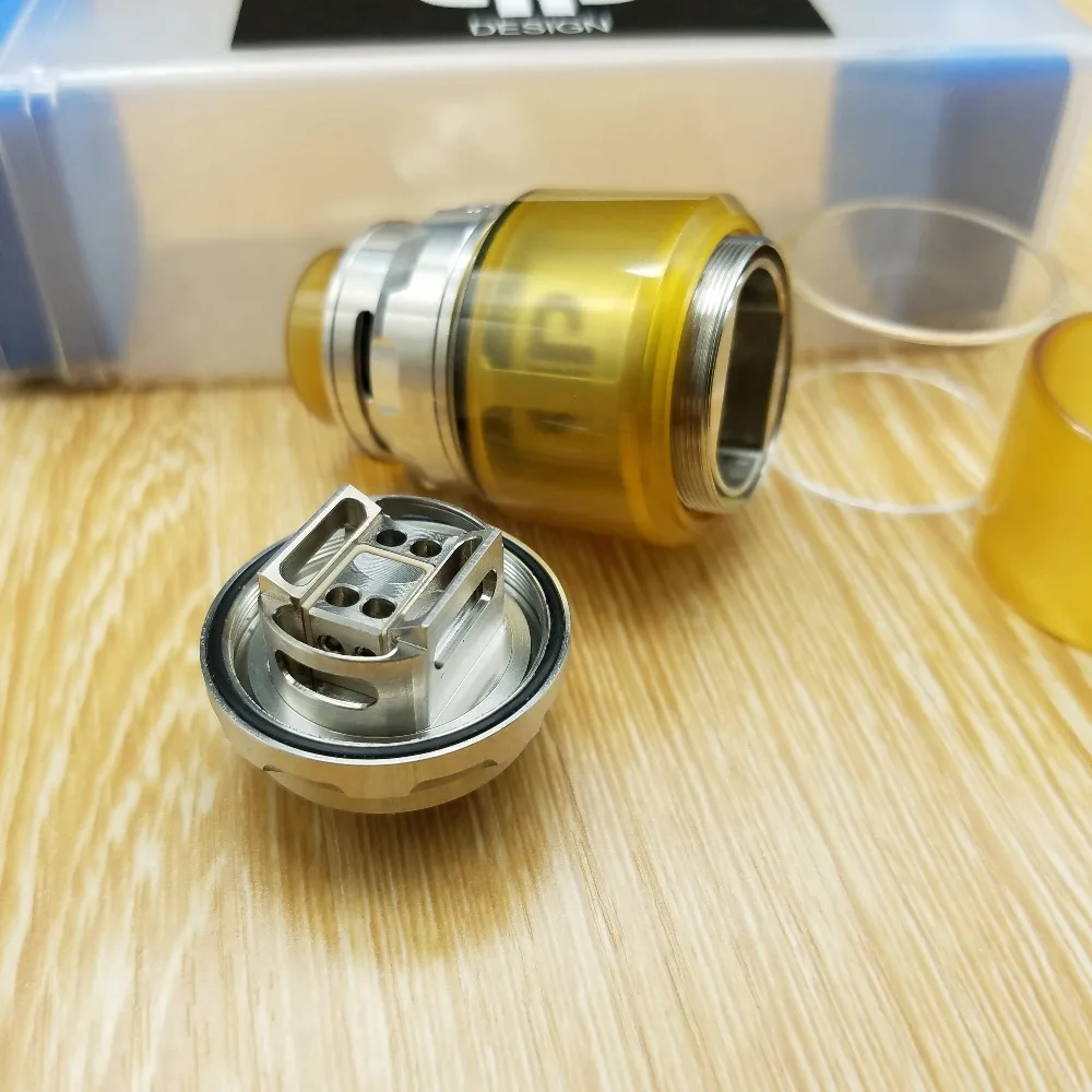 QP Juggerknot стиль 24 мм RTA 4/6 мл перестраиваемый бак атомайзер верхний поток воздуха в