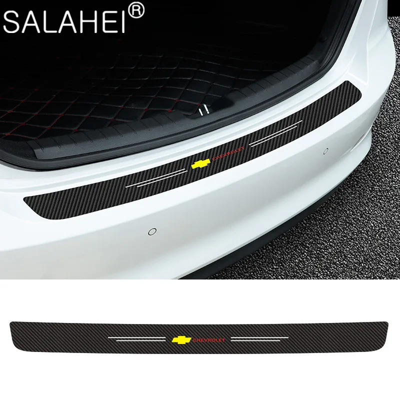 

Car Trunk Rear Guard Plate Sticker Protection Strip For Chevrolet Cruze Aveo Lacetti Captiva Cruz Niva Spark Orlando Epica Sail
