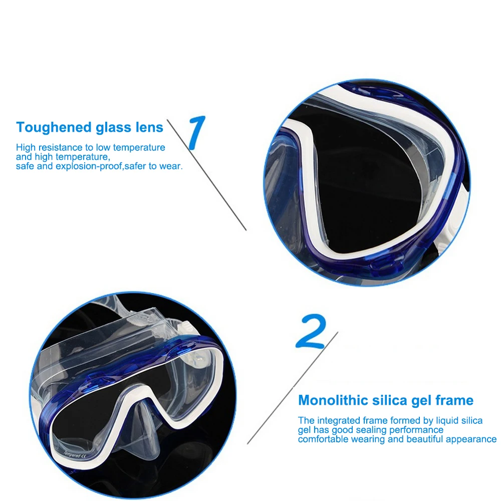 Профессиональные очки для плавания маска из закаленного стекла дайвинга и