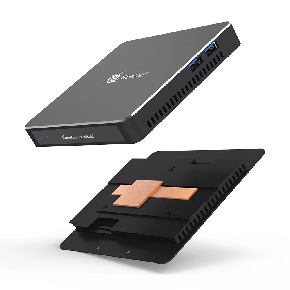 Мини-ПК Beelink T34 windows 10 b4 бит процессор Apollo Lake N3450 6 ГБ 128 двухдиапазонный Wi-Fi 1000 МБ LAN |