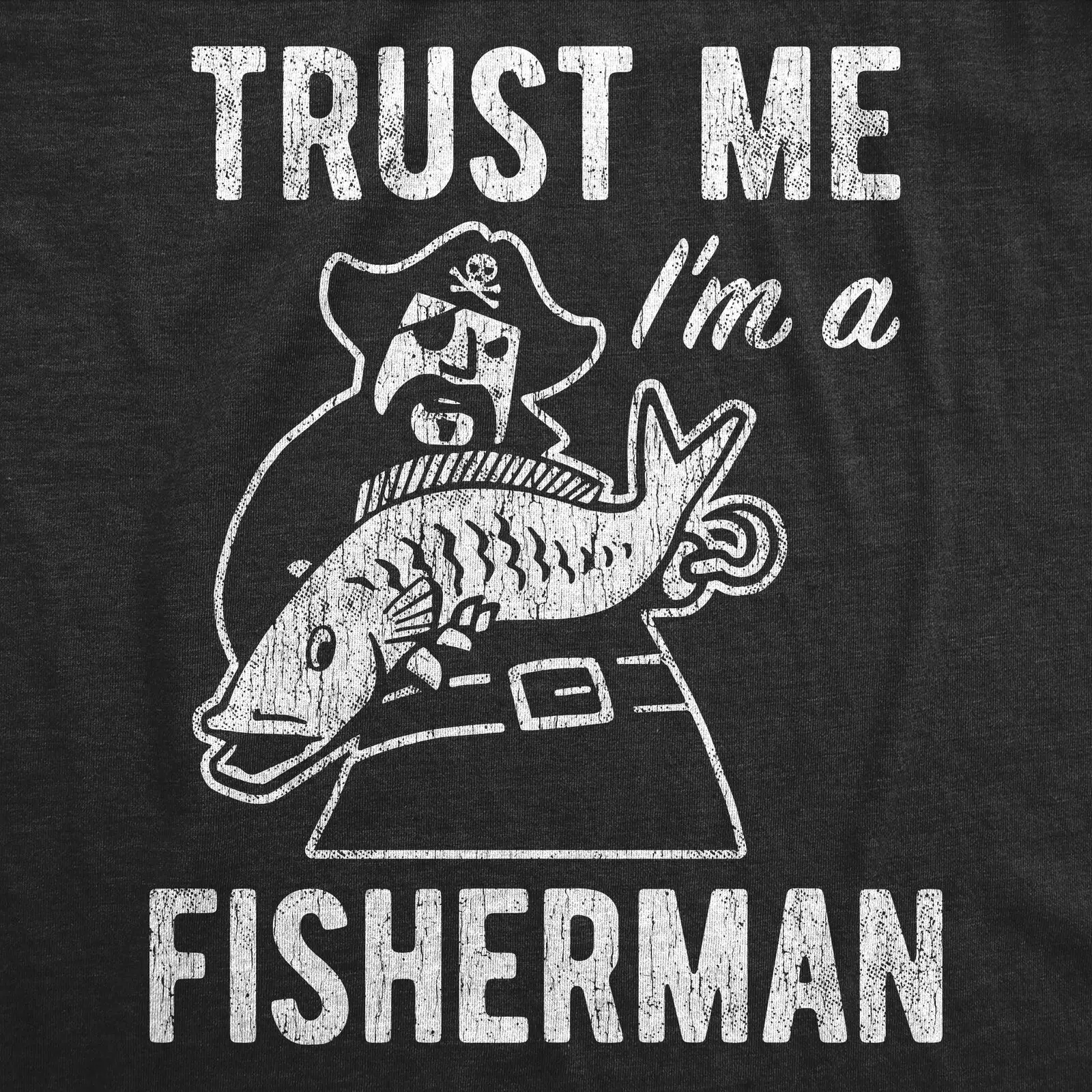 

Mens Trust Me Im A Fisherman T shirt Funny Fishing Saying Gift for Dad Casual O-Neck streetwear