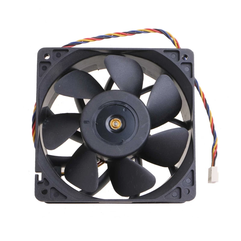 

Вентилятор охлаждения ЦП DF1203812B2FN, 12x12x3,8 см, 4 контакта, 4 провода, CFM, мощный серверный кулер с контролем температуры, двойной шарикоподшипник