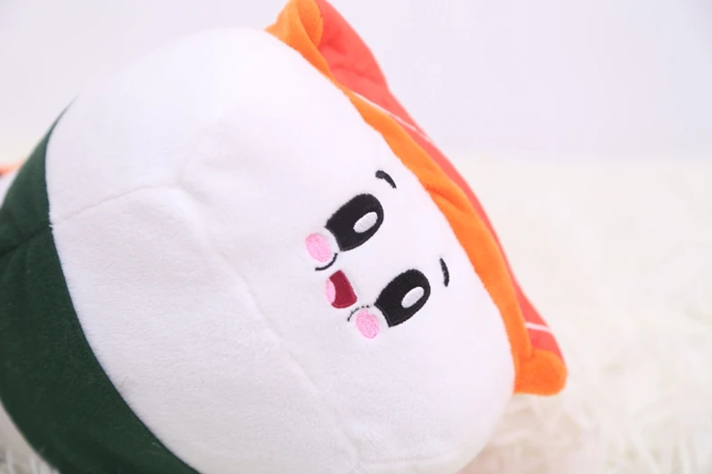 1 шт. 19-24 см лосось игрушечные суши плюшевая Kawaii подушка в виде Еды Кухня диван ресторан магазин окно декоративная подушка в виде суши
