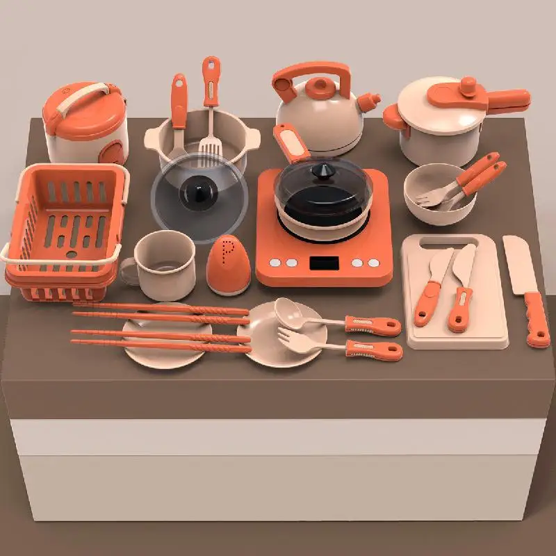 

Детская игрушка для кухни, игровой домик, набор для приготовления пищи, кухонная посуда, игрушки, пазл для раннего развития