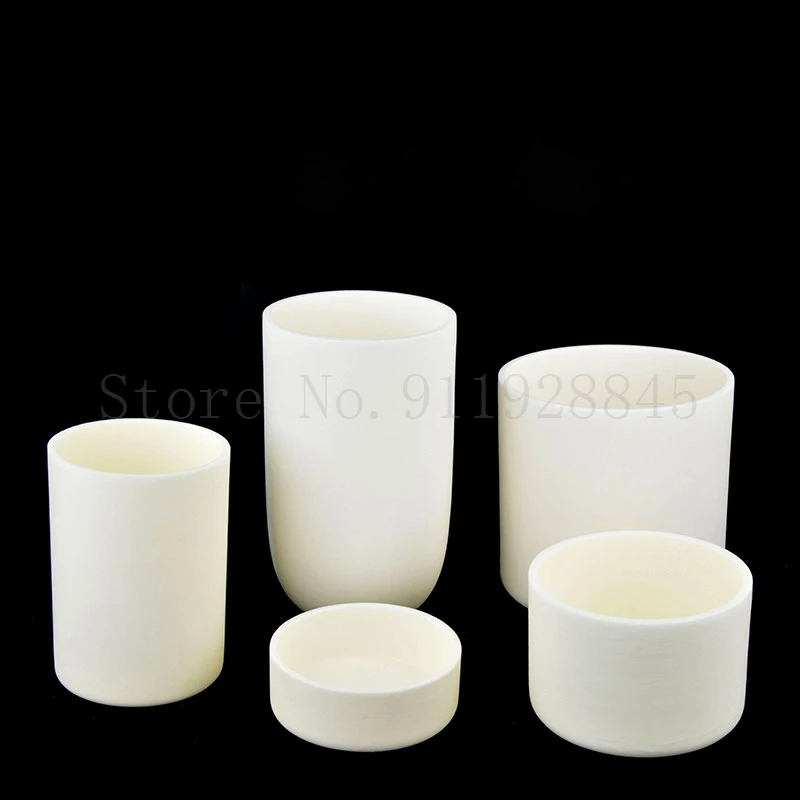 1pc 99% alumina crucible Corundum cylindrical High temperature resistance 1600 degrees Capacity of 5ml to 1000ml | Канцтовары для