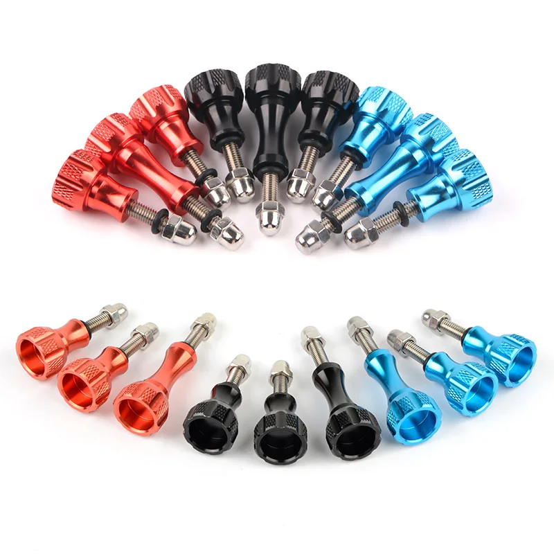

3pcs Aluminum Alloy Nut Thumb Screw Mount for GoPro Hero 9 8 7 6 5 Yi Lite 4K SJCAM EKEN H9 Sony Go Pro Camera Accessories