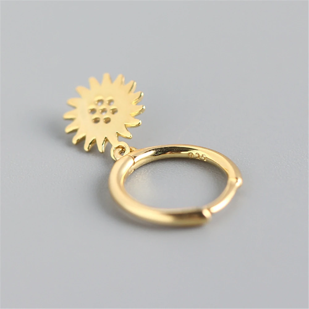 Серьги-подвески из серебра 925 пробы с фианитом |