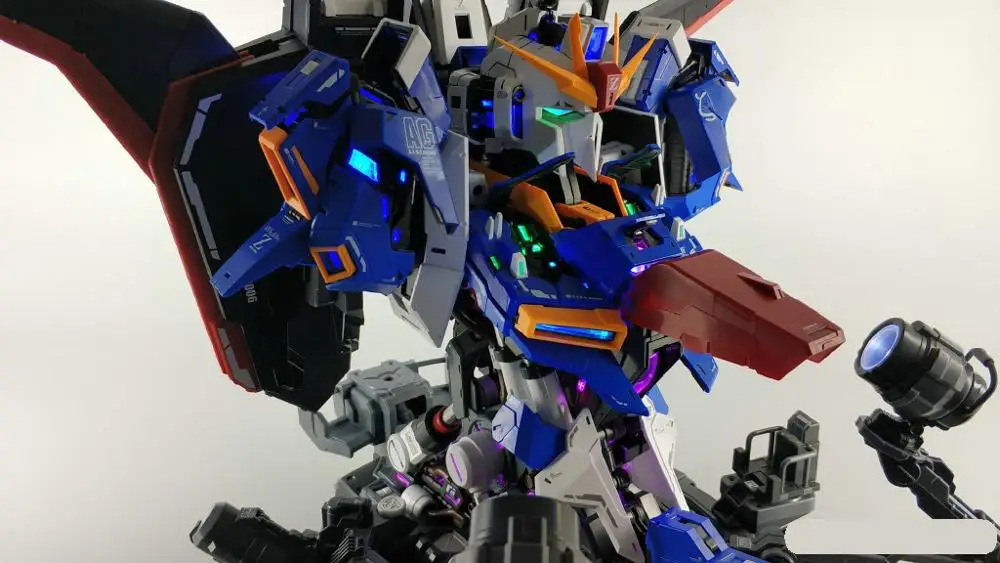 YIHUI 1/35 ZETA Z голова бюст + основной ангар светодиодный блок мобильный Костюм Аниме