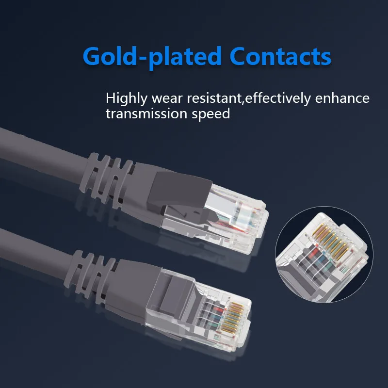 Сетевой кабель Anmck Ethernet Cat6 Lan UTP CAT 6 RJ 45 сетевой 10 м/50 м/100 м Соединительный шнур для