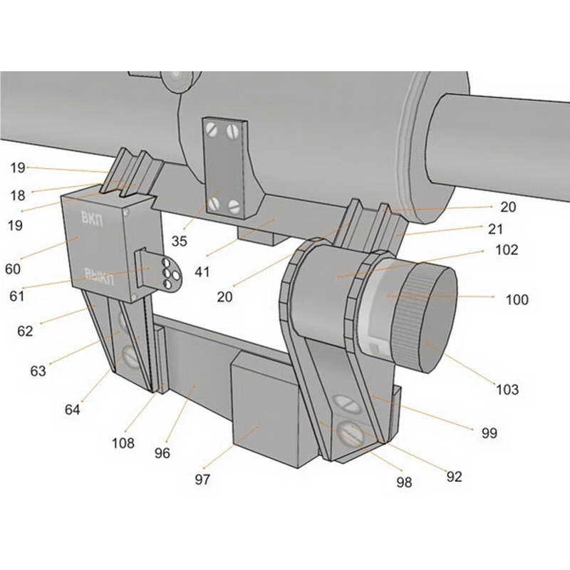 Набор бумажных моделей в масштабе 1:1 снайперская винтовка SVD 3D сделай сам