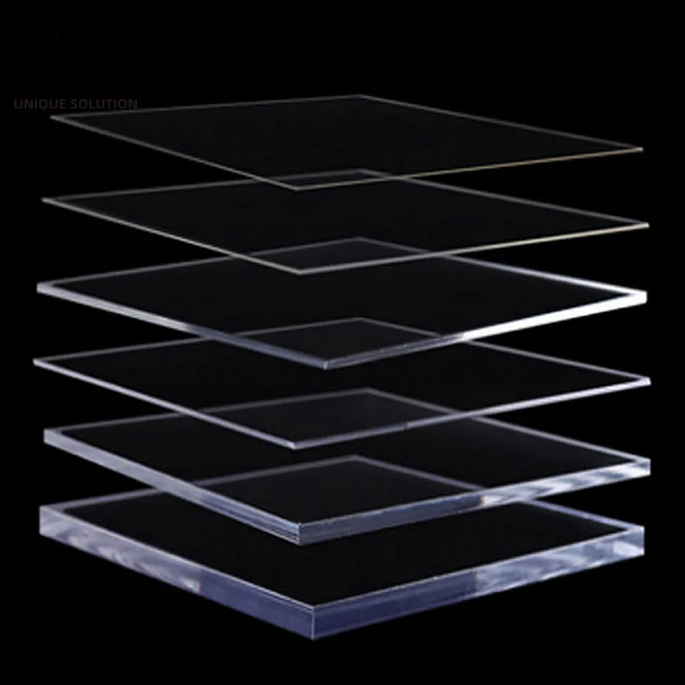 Прозрачный пластиковый лист из плексигласа акриловая доска органическое стекло