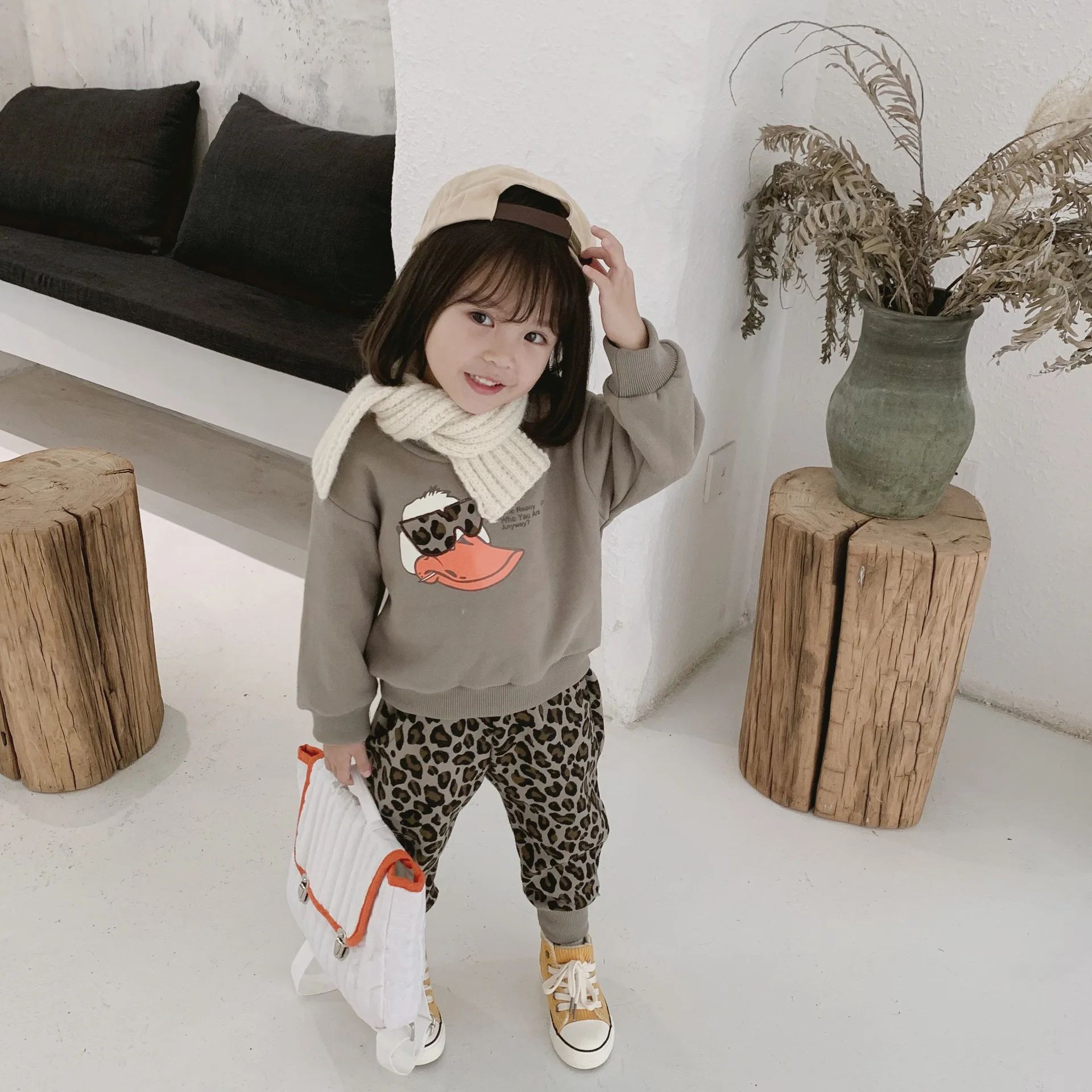 Зимние комплекты детской одежды Новое поступление корейский стиль утепленная