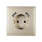 Настенное зарядное устройство с двумя USB-портами, 5 В, 2 А