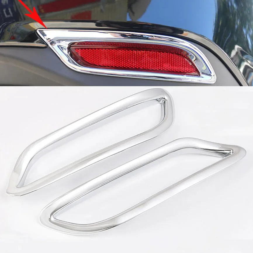 

Car ABS Chrome Back Frame Rear Fog Light Decoration Lamp Covers Trim For Toyota Camry 8 8th XV70 2018 Automobile Car Accessories