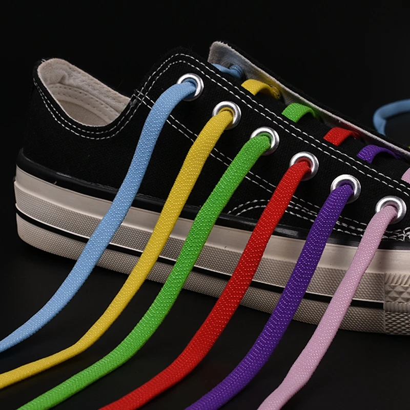 Магнитные шнурки 1 пара плоские без завязывания отбеленные удобные для кроссовок