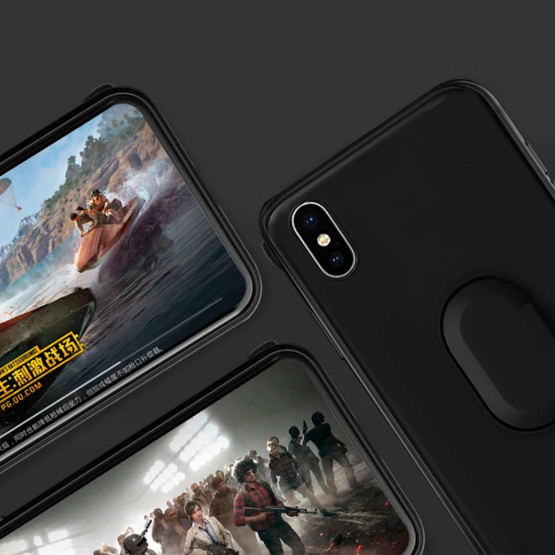 Чехол для мобильного телефона PUBG для iphone 6 6s 7 8 XR XS с игровым триггером контроллер стрельбы чехол для геймпада чехол Pubg геймпад джойстик