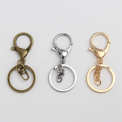 Застежка карабин для ключей с бронзовым покрытием под старину 5 шт./лот|Брелоки| |
