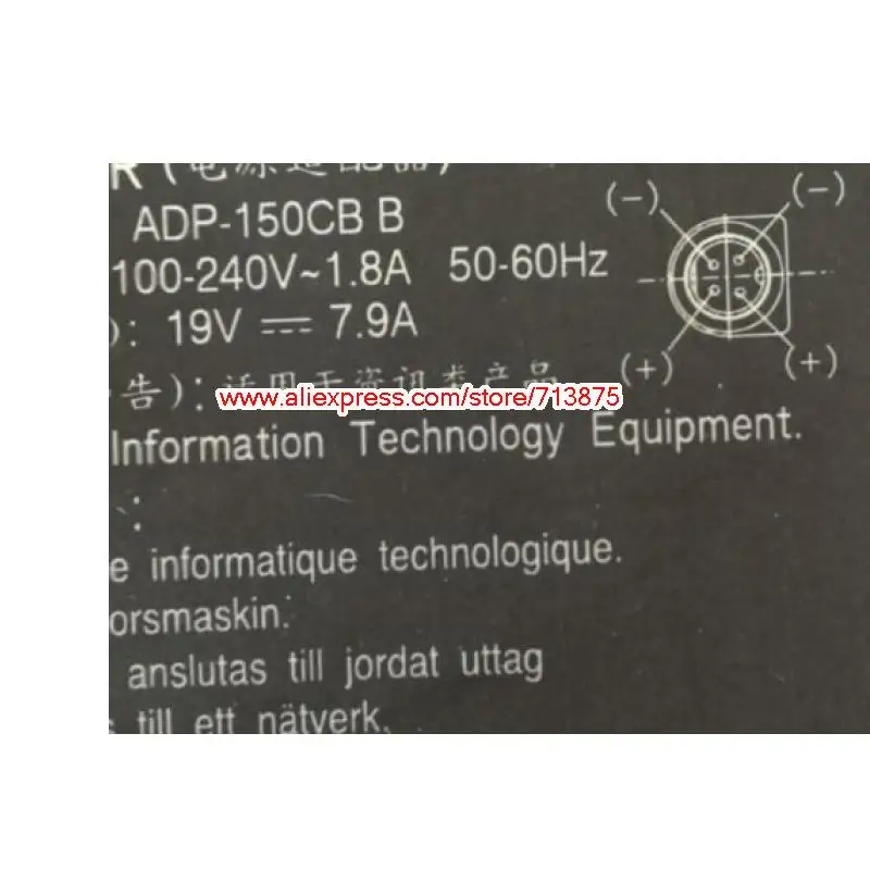 Оригинальный ADP-150CB B 19V 7.9A 150W AC Adapter AP.18001.001 для GATEWAY M675 M675CS M675E Plus M675X M675XL блок питания