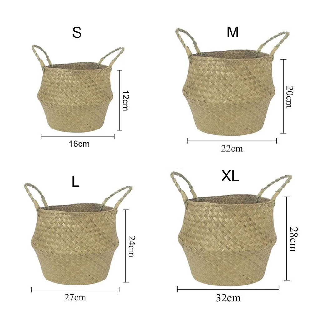 Складная корзина для живота ручной работы с ручками|Корзины хранения| |
