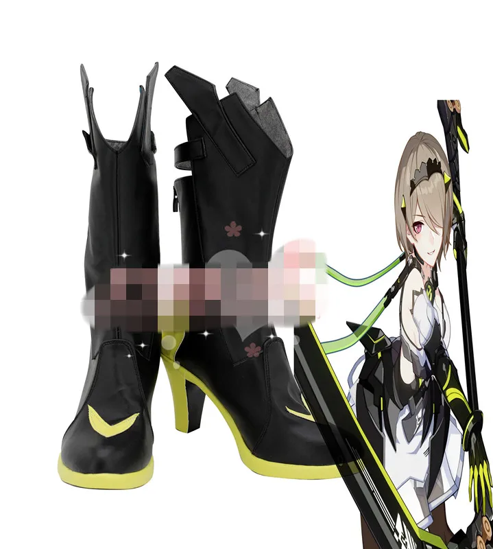 

Аниме Косплей Honkai Impact 3rd Rita Rossweisse обувь для охоты черные сапоги A