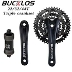 MTB Кривошип 22T 32T 44T Кривошип квадратное отверстие Кривошип для 8S9 S1011S Кривошип 170 мм горный велосипед цепь 9 скоростей велосипедные детали