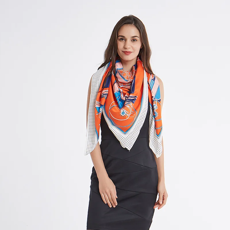 

Mulberry Scarf Women Silk Scarf Luxury Shawl Scarves Beach Cover-ups Bandana Hijabs Bufand de seda Foulard en soie solar playa