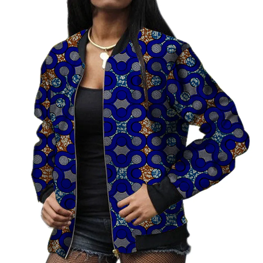 

African fashion women jacket Ankara outfits baseball jacket Dashiki print bomber jackets plus size 6XL