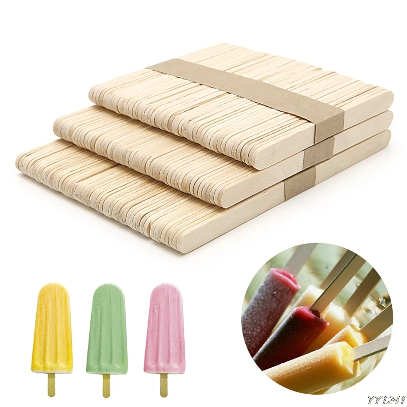 50 шт./лот деревянная восковая лопатка язык Депрессор тату Восковая Палочка DIY
