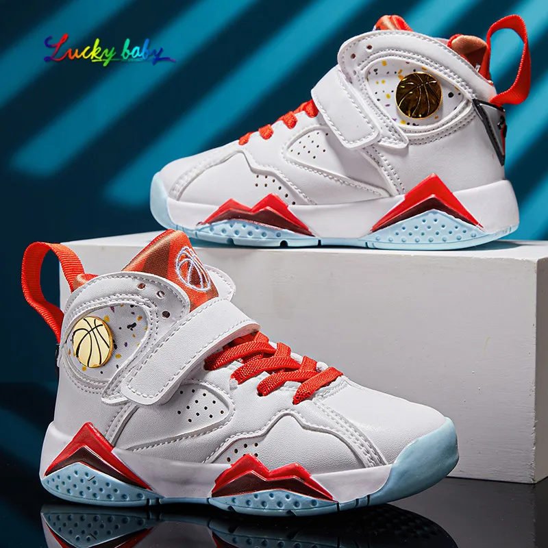 2022 брендовые баскетбольные кроссовки для мальчиков детские Нескользящие на