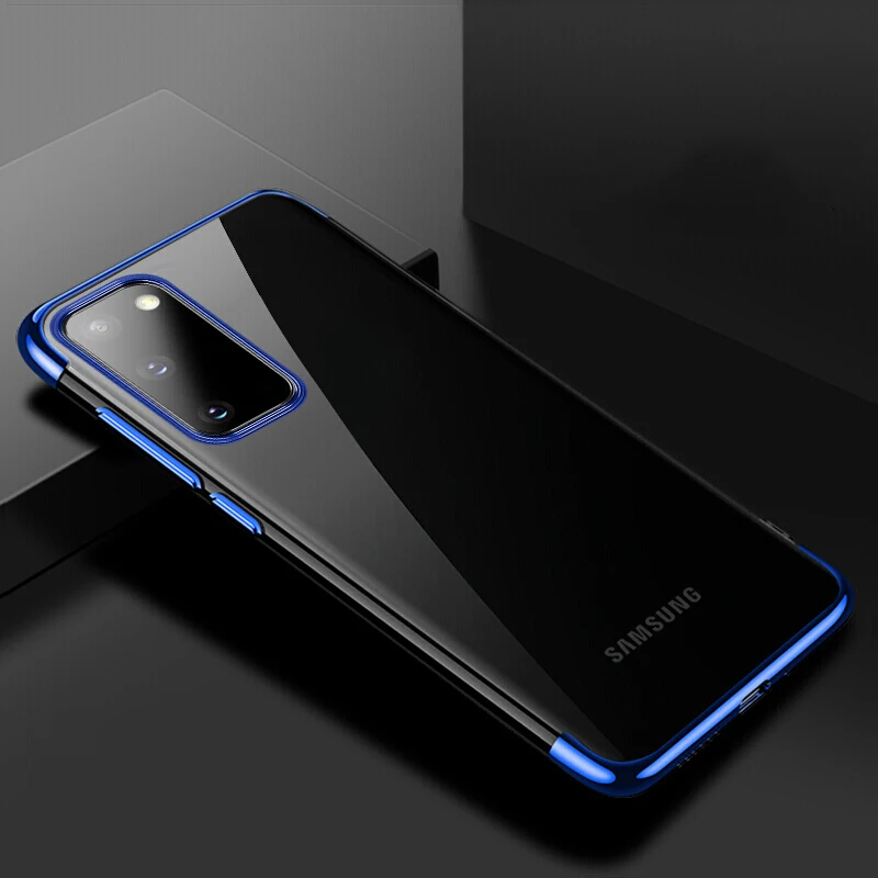 

Роскошный чехол из ТПУ с покрытием для Samsung S20 FE Ultra S10Plus S10Lite S9Plus S8 Plus, силиконовый чехол для Samsung S20FE S20Ultra