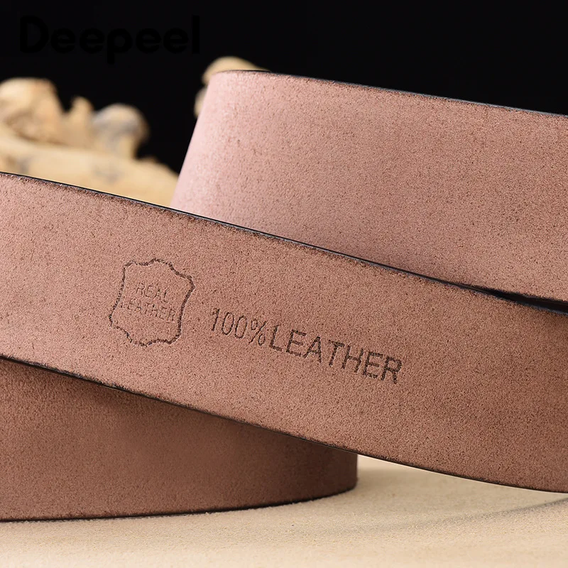 Deepeel 1 шт. 3.8X105 125 см для мужчин из натуральной кожи ремни Простая Стойка обуви два