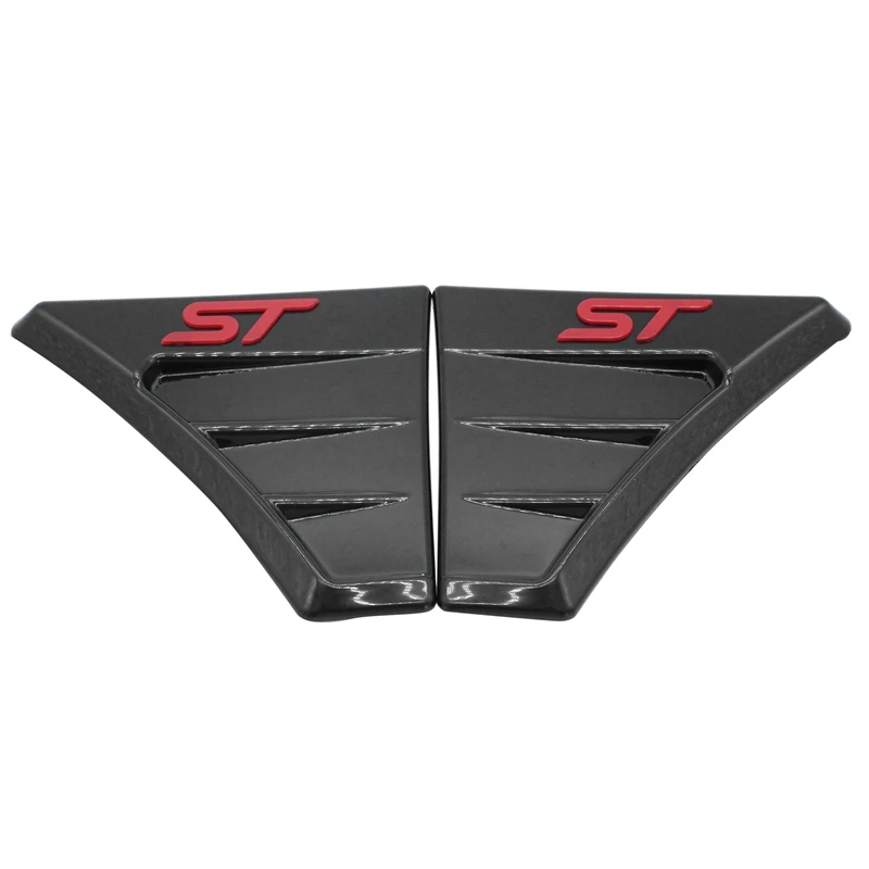 for Ford Focus MK 2 2004-2012 ST Style Bright Black Side Wing Fender Air Flow Grill Intake Vent Trim | Автомобили и мотоциклы