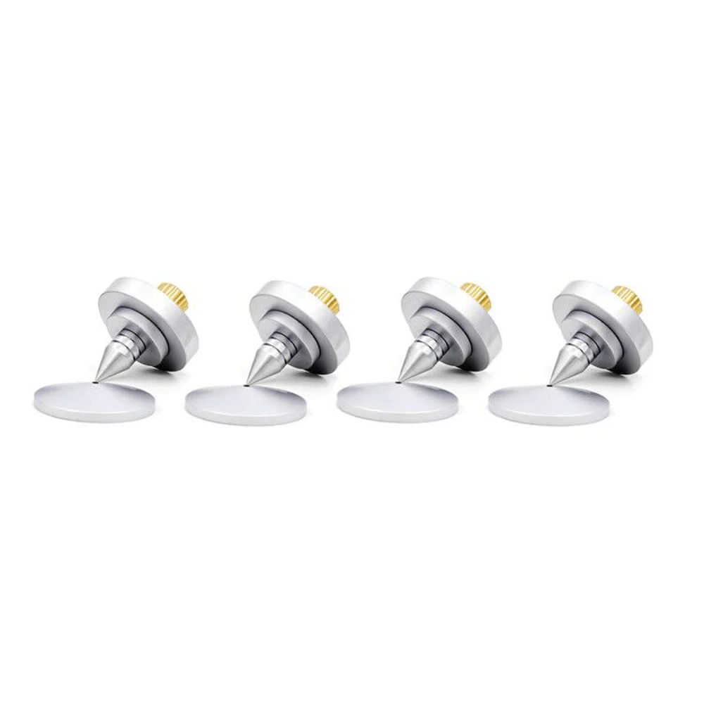 

4sets brass Amplifier Speaker Spike Isolation Feet Brass Cone Turntable