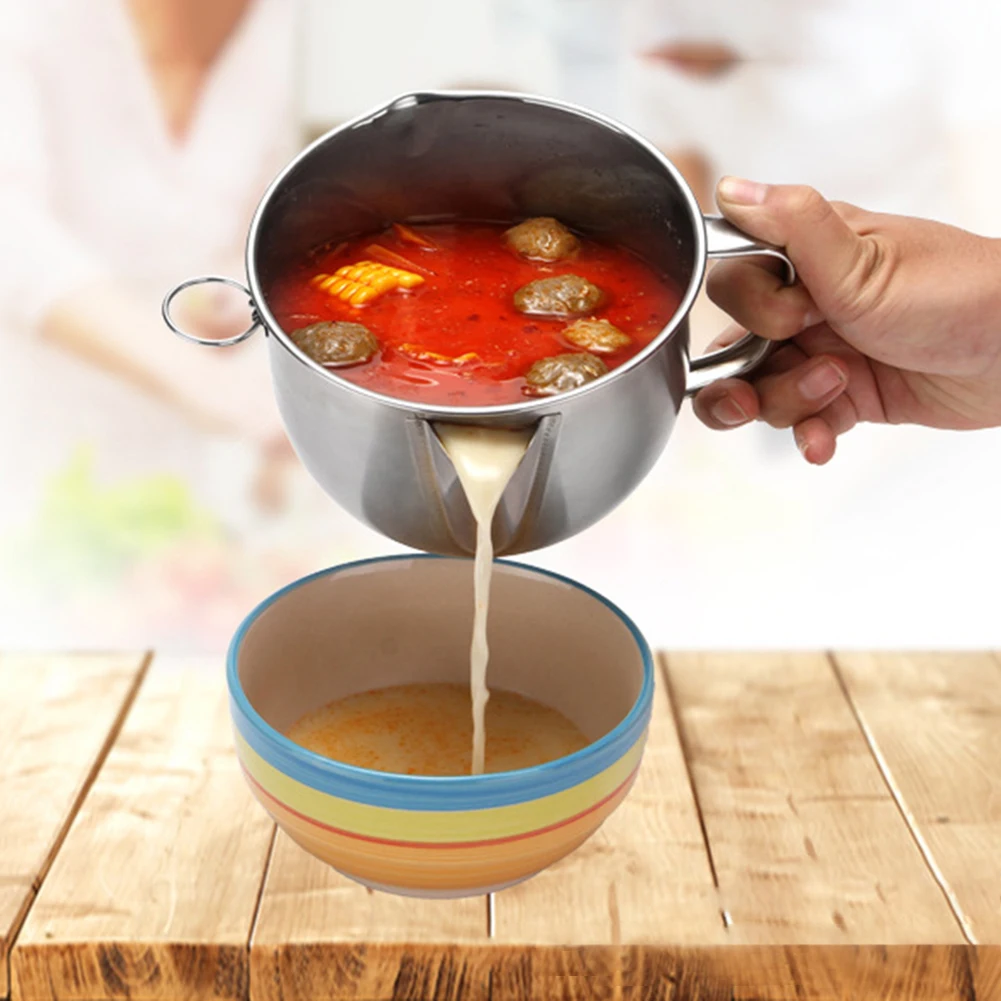 Многофункциональный соус из нержавеющей стали жировой суп сепаратор Диспенсер