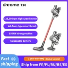 Ручной беспроводной пылесос Dreame T20, умная щетка для всех поверхностей, 25 кПа, пылесборник, напольный ковровый аспиратор