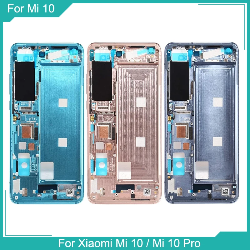 Чехол для Xiaomi Mi 10 средняя рамка корпус Mi8 8 Lite 9 Mi10 Pro пластина панель чехол