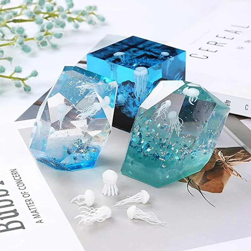 

Mini Jellyfish Resin Filler Resin Mold Filler Seahorse Pufferfish Filling Model