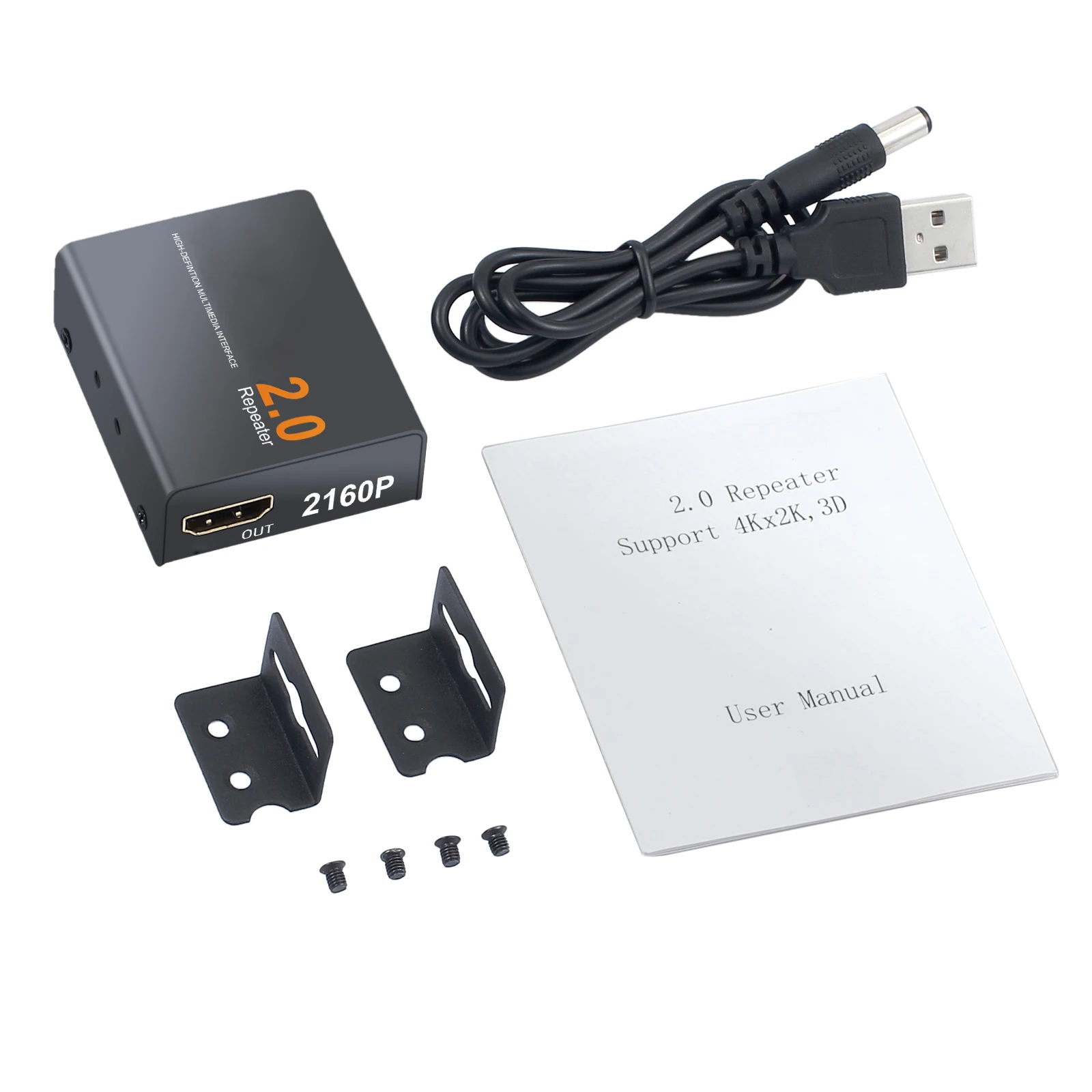 PROZOR 4K x 2K 2 0 HDMI совместимый расширитель ретранслятора 1080P 3D адаптер Усилитель