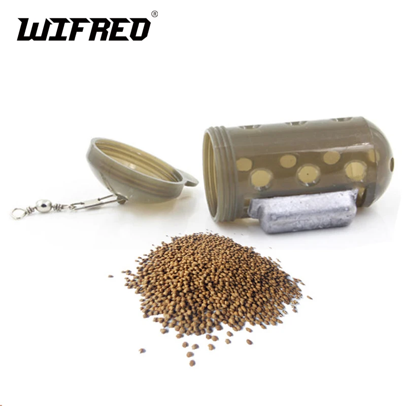 1 шт. Новинка 30 г клетка для наземной приманки/Диспенсер со свинцом рыболовной