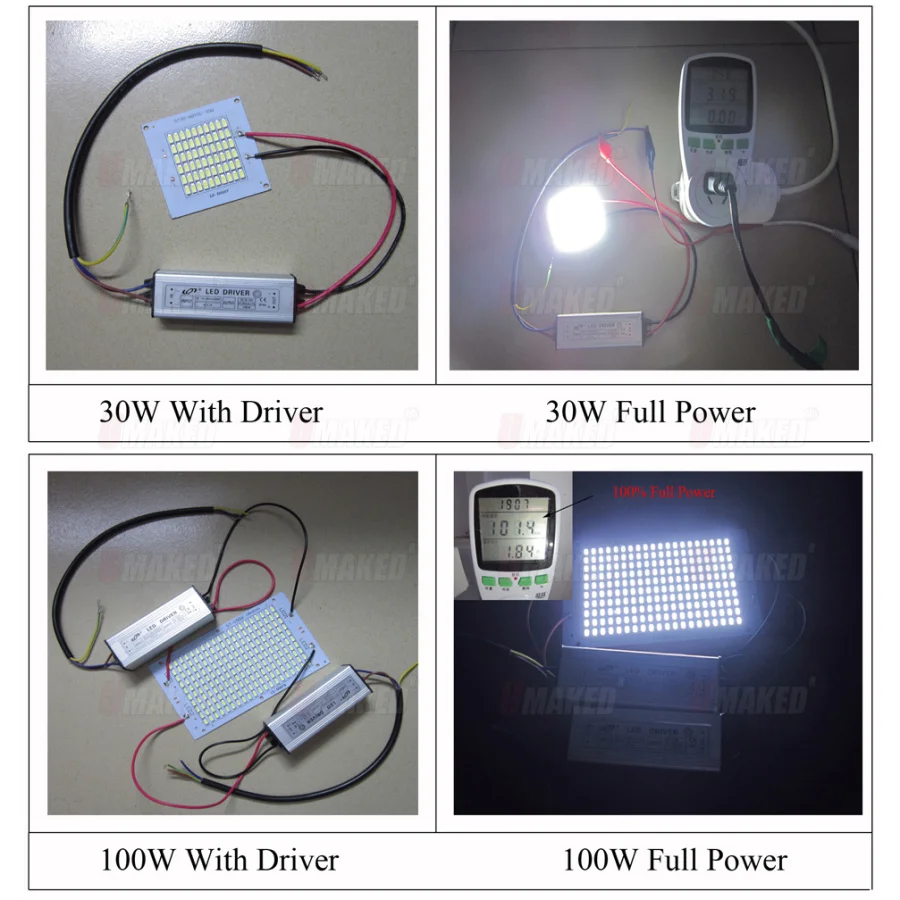 100 Вт яркость 5730/5054/ 2835 smd светодиодный источник света PCB алюминиевая пластина для