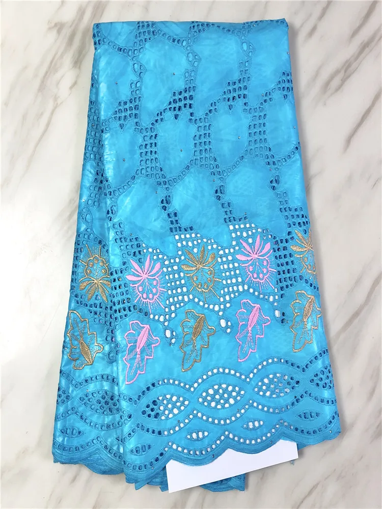 New Fashion BLACK African Bazin Lace Fabric Embroidery Nigerian Riche With Hole And Stones For Sewing FP720 | Дом и сад