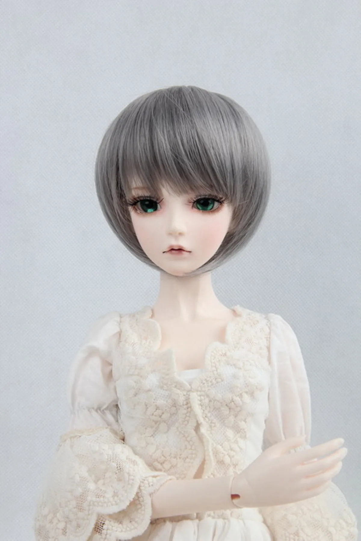 

BJD / SD doll wig short hair handsome silver wig 1/3 1/4 1/6 doll factory direct cash
