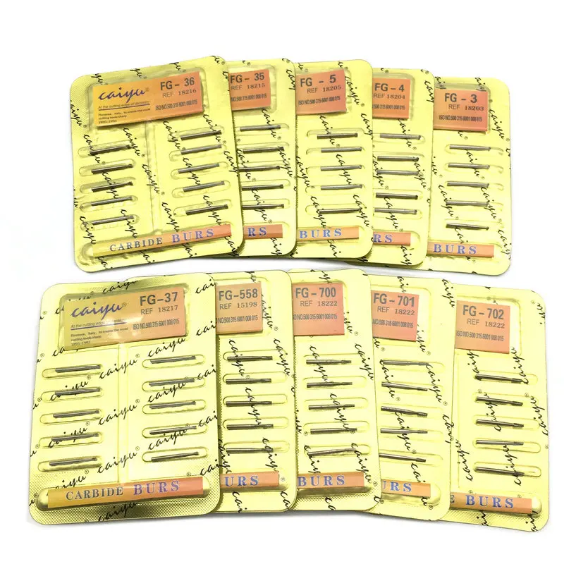 10 шт зубные Вольфрам Сталь твердосплавные боры для наконечники высокоскоростной