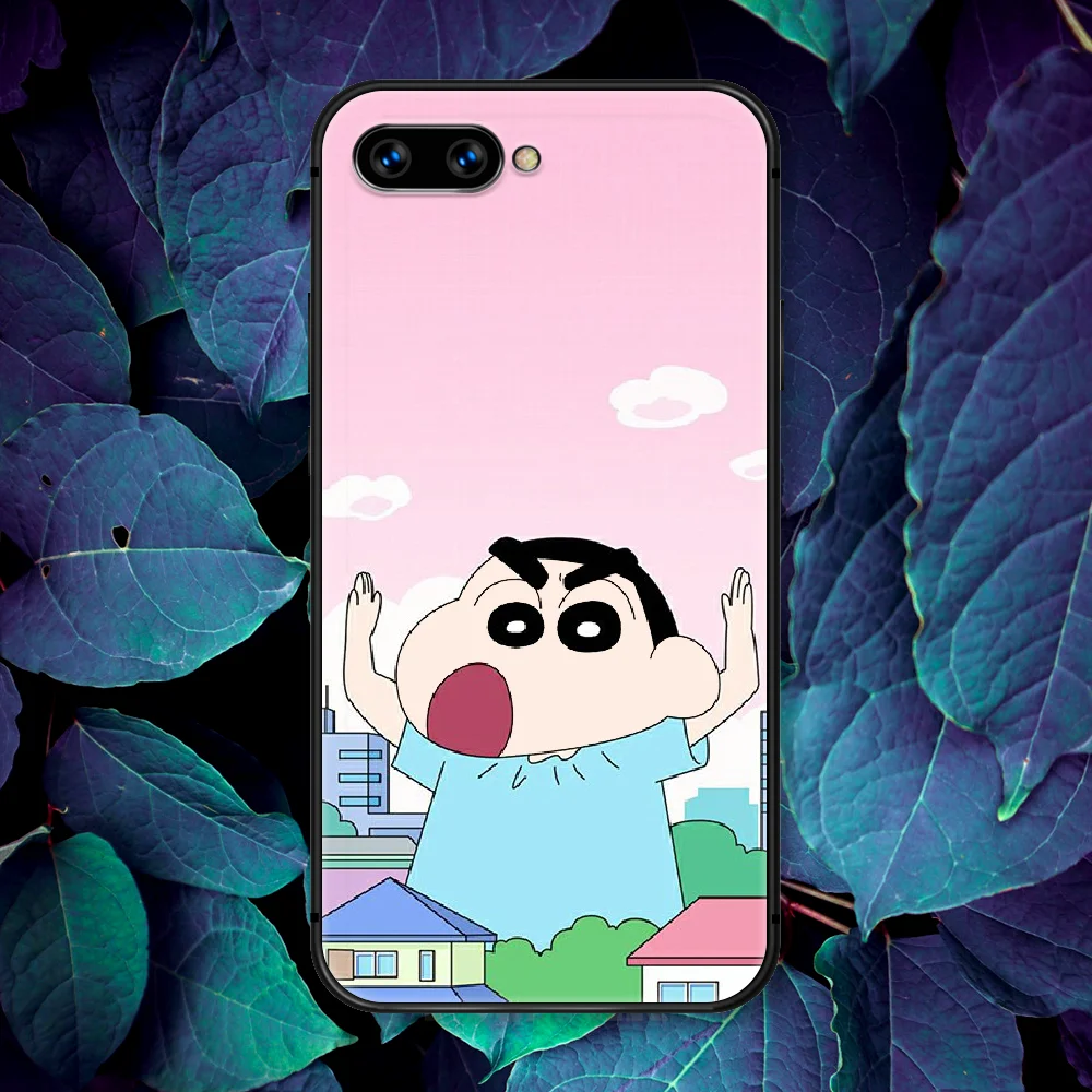 

Cute Cartoon Crayon Shin Chans Phone Case For Huawei Honor 6A 7A 7C 8 8A 8X 9 9X 10 10i 20 Lite Pro Play black Etui Pretty Shell
