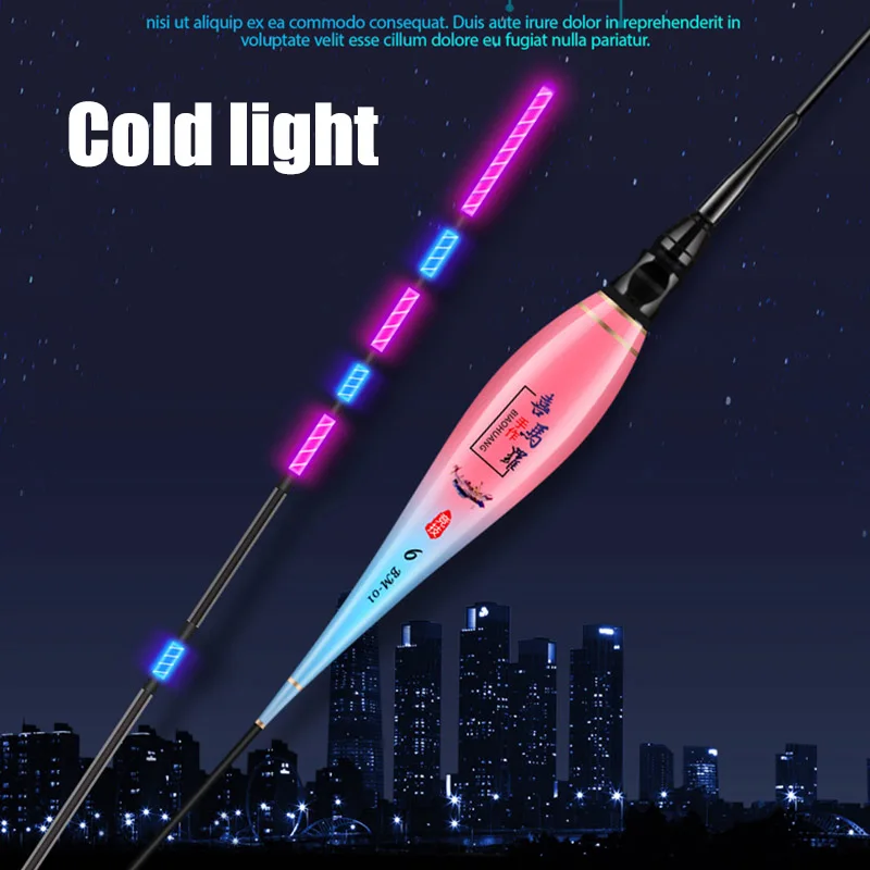 Новый светящийся поплавок с ночным освещением для рыбалки привлекающий внимание