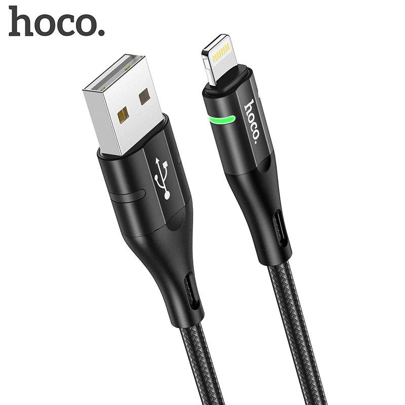 HOCO USB кабель для iPhone 11 Pro Max Apple Plug быстрое зарядное устройство передачи данных X XS 8 7