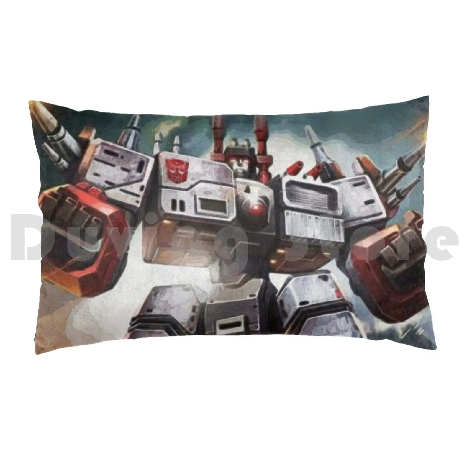Metroplex Pillow Case DIY 40x60 3036 Autobot Bumblebee Anime Cartoon | Pillow Case