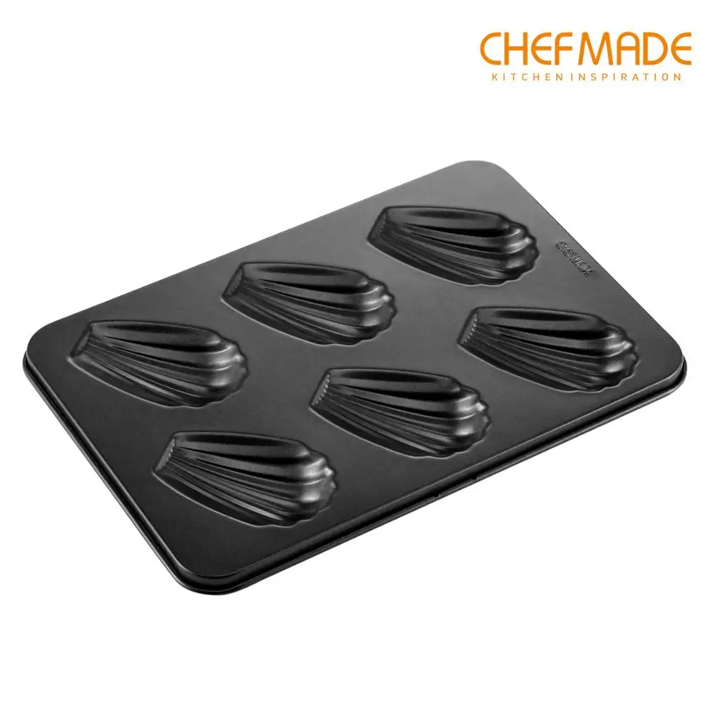 CHEFMADE Madeleine форма для торта 6 Полость антипригарный эллиптический гребешок Madeline