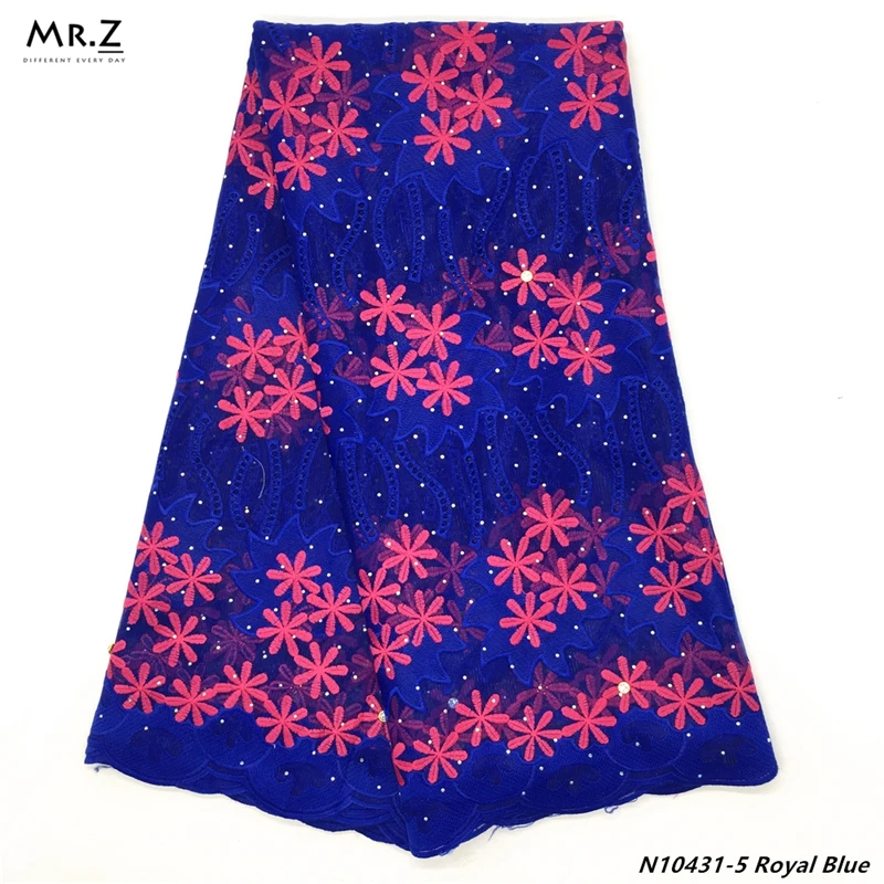 Mr.Z высококачественное кружевное нигерийское швейцарское вуаль Сетчатое платье